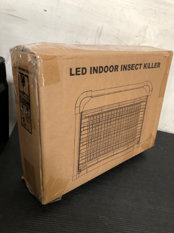 Photo 1 of LiBa LED Indoor Bug Zapper, Electric Mosquito Killer Fly Zapper with Dual UV Wavelength Attraction, High Voltage Fly Trap Mosquito Trap Over 10-Year Lifespan LED Bulbs Light, Safe for Kids/Pets
