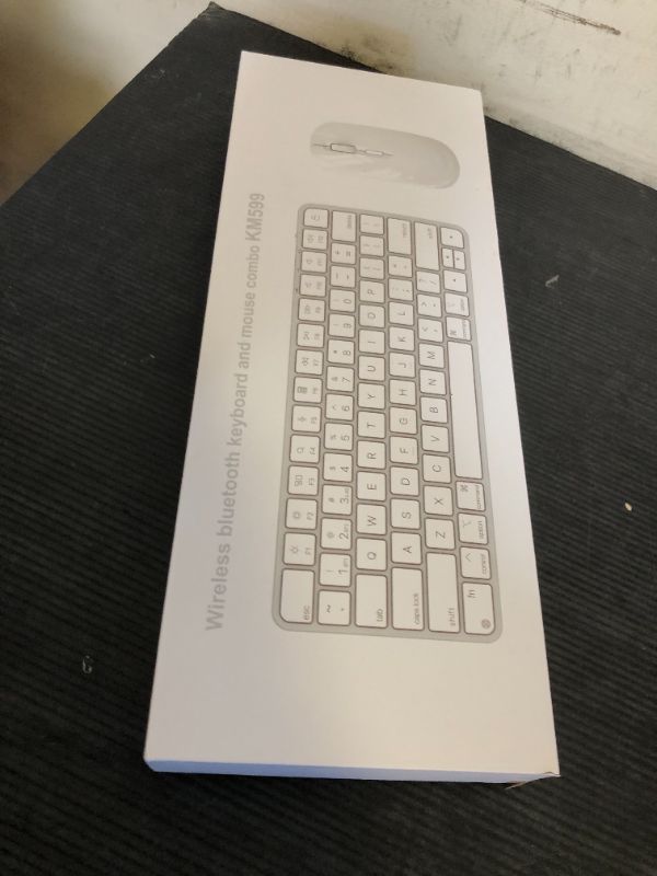 Photo 1 of Wireless Keyboard and Mouse for Mac, Bluetooth/2.4G USB Dual-Channel Connection, Multi Device, Rechargeable Wireless Keyboard and Mouse Combo Compatible with Mac, iPad, iPhone