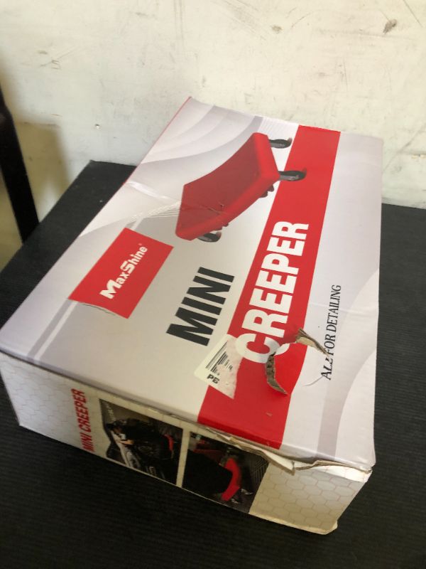 Photo 1 of Maxshine Detailing Mini Creeper Without Cushion - Mobile Rolling Utility Creeper Seat for Mechanics & Detailers - Perfect for Car Cleaning, Buffering, Polishing, Ceramic Coating & Car Waxing