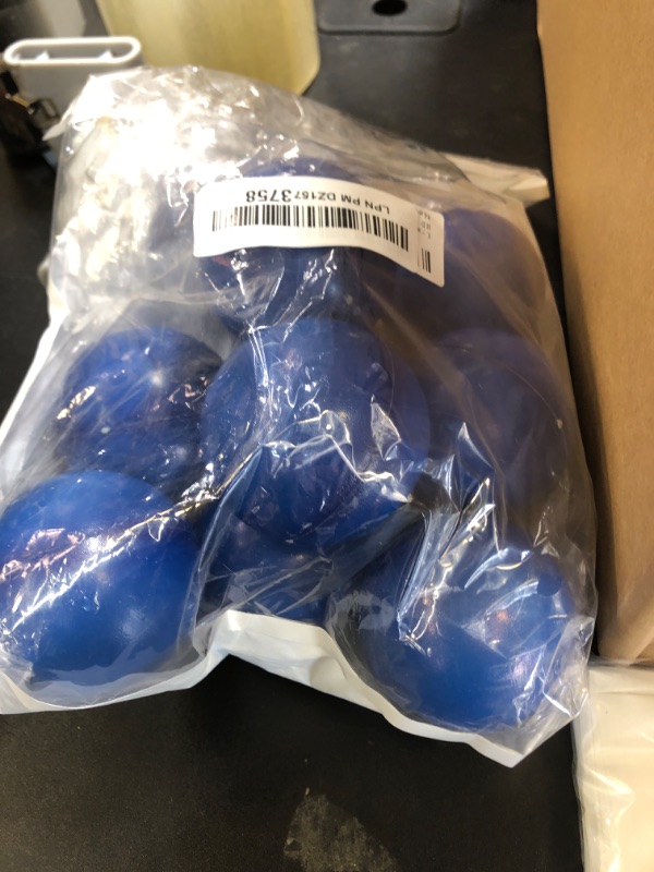 Photo 1 of Kymqlyw 12 Pcs Blue Foam Stress Ball Squeeze Stress Relief Balls for Kids and Adults Hand Exercise Sensory Relief Toys for Anxiety ADHD Autism ?Blue?