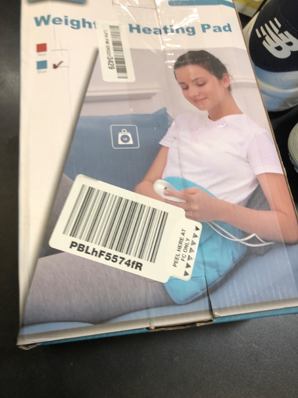 Photo 1 of Comfytemp Weighted Heating Pad for Period Cramps & Back Pain Relief, FSA HSA Eligible, 2.2lb Menstrual Heating Pad, Birthday Gifts for Mom/Women/Wife, 12" x 24" Electric Heat Pad with 9 Heat Level