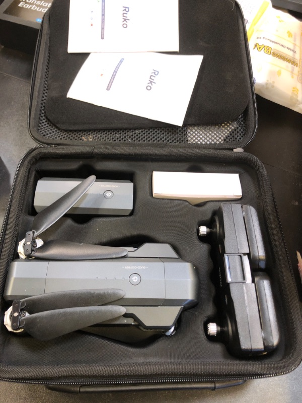Photo 1 of Ruko F11PRO Drones with Camera for Adults 4K UHD Camera, 60 Mins Flight Time with GPS Auto Return Home, Brushless Motor, Black (with Carrying Case)