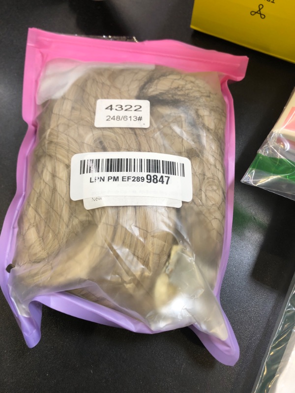 Photo 1 of Blonde Clip in Hair Extensions, 4Pcs Long Synthetic Hair Extension Clip ins, Curly Hair Extensions Clips in Human Hair (Color: Light Blonde Mix Bleach Blonde)