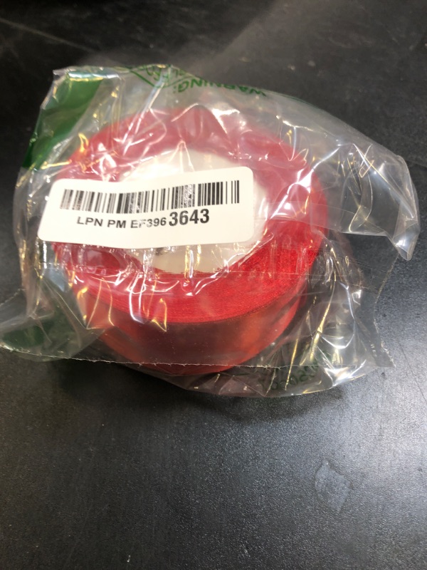 Photo 1 of 1-1/2 inches 50 Yard Wine red Satin Ribbon for Gift Wrapping, Wedding, Crafts, Christmas,Easter, Floral, Hair, Invitation Decorations and More
