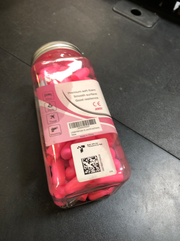 Photo 1 of LYSIAN Ultra Soft Foam Ear Plugs for Sleep Noise Reduction -38dB Noise Cancelling Earplugs for Sleeping, Snoring, Shooting, Travel, Women-60 Pairs-Pink Color