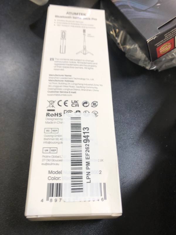 Photo 1 of ATUMTEK Selfie Stick Tripod, Extendable 3 in 1 Aluminum Bluetooth Selfie Stick with Wireless Remote and Tripod Stand for iPhone 16/15/14/13/12/11 Pro Max/XS Max/XS/XR/X/8/7, Samsung Smartphones Black
