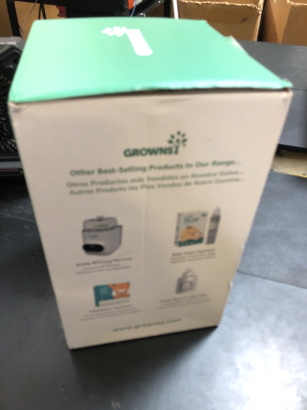 Photo 1 of GROWNSY Bottle Sterilizer and Dryer, Compact Electric Steam Baby Bottle Sterilizer (Esterilizador de Biberones), Bottle Sanitizer for Baby Bottles, Pacifiers, Pump Parts