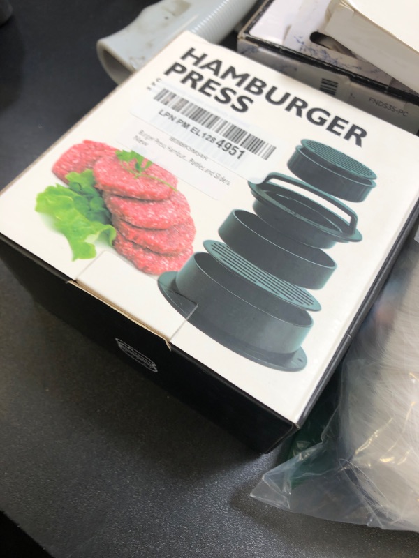 Photo 1 of Leden Burger Press Hamburger Press Patty Maker for BBQ Grill 3-in-1 Non Stick Stuffed Burger Mold, Kitchen Tool, Beef Patties and Sliders