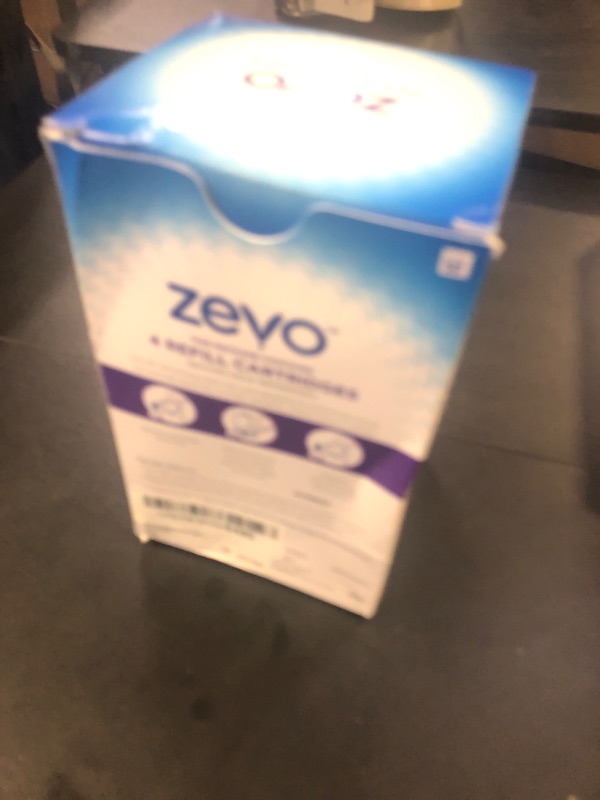 Photo 1 of Zevo Flying Insect Trap Refill - for The Zevo MAX & Standard Indoor Fly Trap - Catch Gnats, House & Fruit Flies - Easy to Use - Mess-Free Disposal (4 Refill Cartridges)