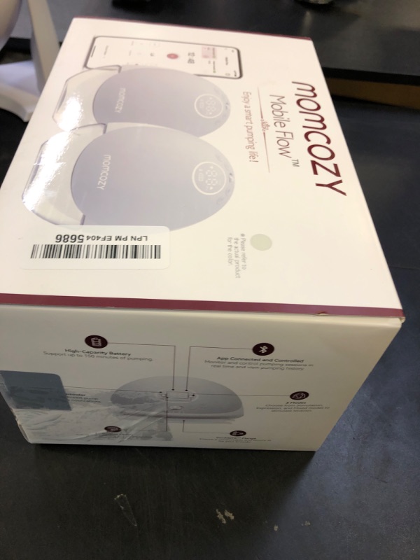 Photo 1 of Momcozy Breast Pump Hospital-Grade, Hands Free Breast Pump App with Leak-Proof DoubleFit Flange, Personalized Multi-Modes & 15 Levels, 2 Count