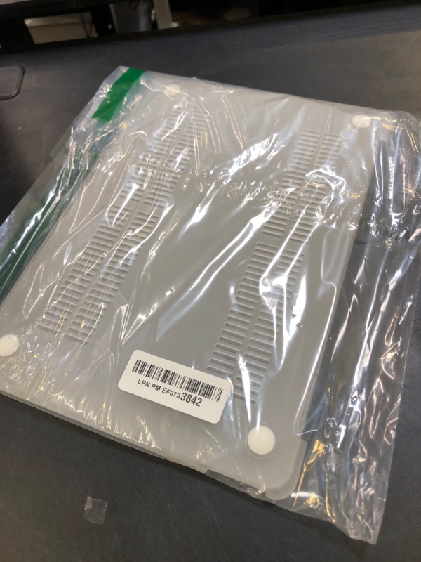 Photo 1 of BlueSwan Anti-Cracking Hard Shell Case Compatible with MacBook Pro 13 inch, M2/M1 2025 2022-2017 A2338 A2289 A2251 A2159 A1989 A1706 A1708, Anti-Fingerprint Soft TPU Bumper, Frosted Clear