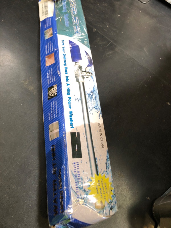 Photo 1 of Hydro Jet High Pressure Washer Wand, Portable High Pressure Water Gun, Extendable Washer Sprayer with 2 Water Hose Nozzle for Garden Hose, Foam Cannon Car Washing