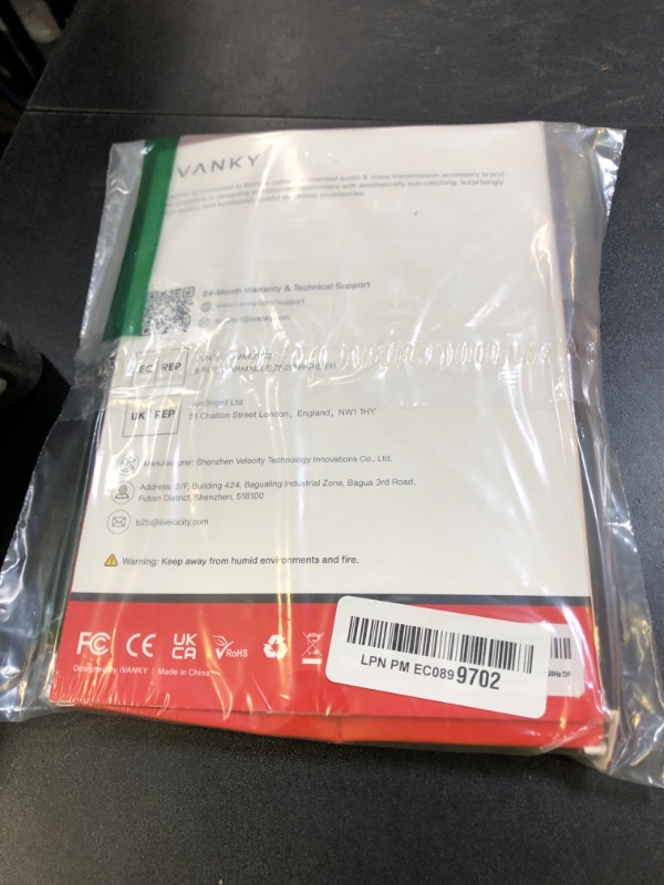 Photo 1 of IVANKY 8K DisplayPort Cable 1.4, VESA Certified DP Cable 6.6ft (8K@60Hz, 4K@144Hz, 2K@240Hz)HBR3 Support 32.4Gbps, HDR, HDCP 2.2, FreeSync G-Sync, Braided Display Port for Gaming Monitor, Graphics, PC