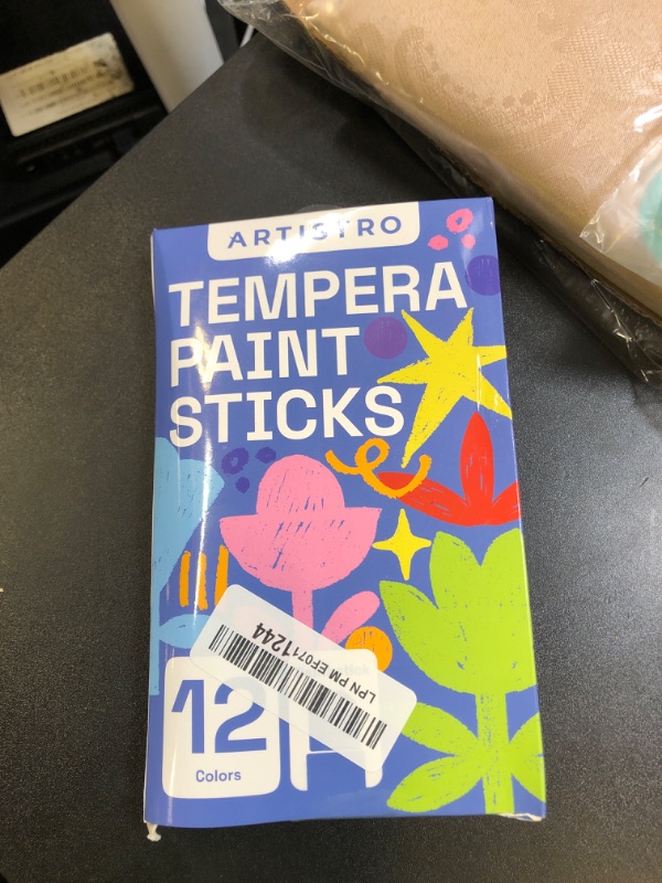 Photo 1 of ARTISTRO 100% Washable Tempera Paint Sticks for Kids - 12 Non-toxic Paint Markers for Kids - Color Sticks with Twist Design