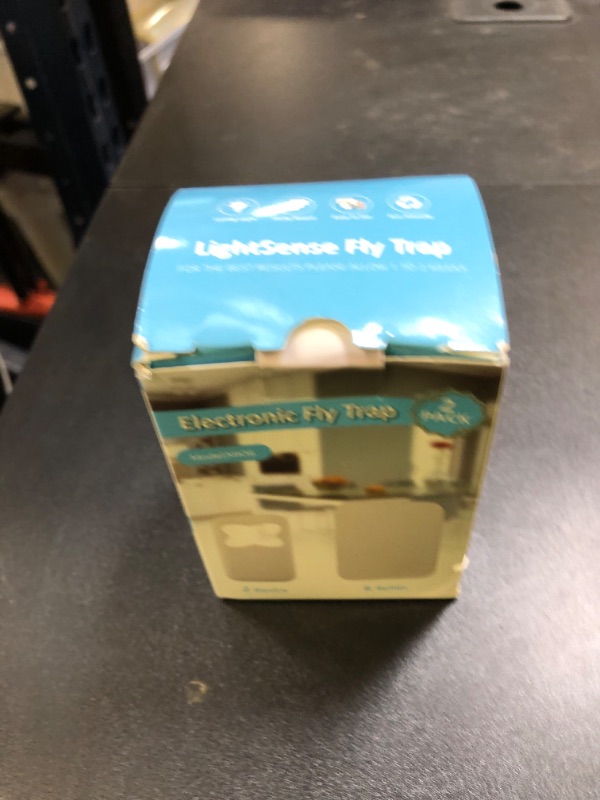 Photo 1 of Fruit Fly Traps for Indoors, Gnat Traps for House Indoor (2 Device + 6 Refills), Flying Insect Trap for Gnats, Flies, Moths, Gnat Killer Plug-in Light Bug Zapper Indoor