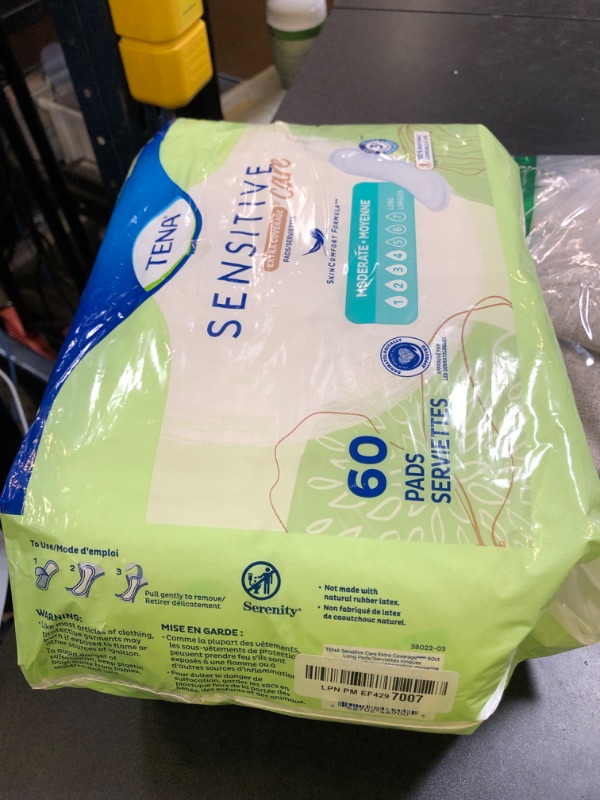 Photo 1 of Tena Intimates Moderate Long Incontinence Pad For Women, 60 Count