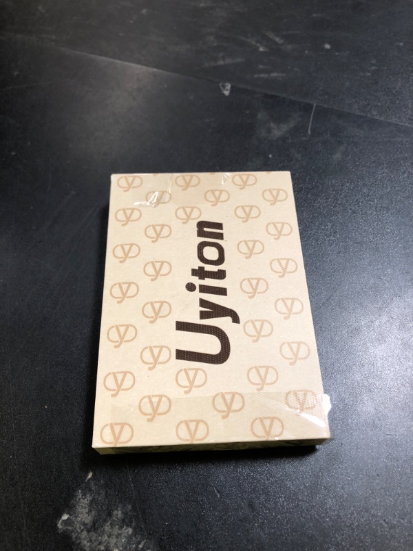 Photo 1 of Uyiton Compatible with iPhone 15 Pro/iPhone 15 Pro Max Camera Lens Protector, [Not Easy to Break][Strong Adsorption][Case-Friendly] Metal Tempered Glass Rear Camera Screen Cover - Black Titanium