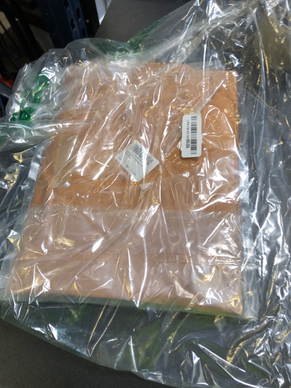 Photo 1 of 2 Pcs Insulated Brown Paper Lunch Bags, Reusable Lunch Bag Large Retro Sacks Thermal Insulation Food Storage Handbag with Velcro for Adults Office Work Picnic Travel Snacks - 7.8"L x 5.9"W x 11.8" 