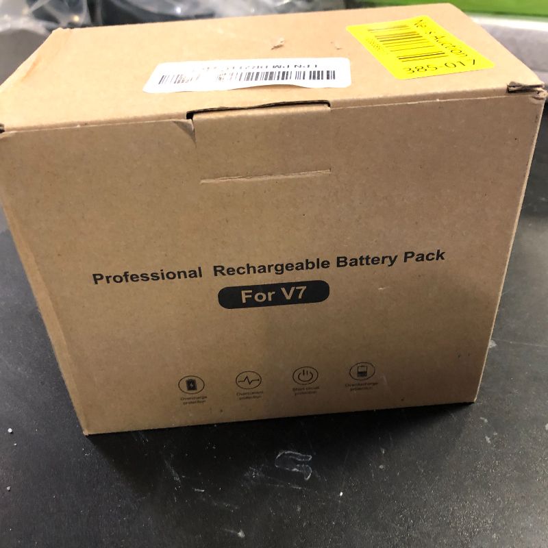 Photo 1 of 21.6V 6.0Ah Replacement Battery for V7 with Display, Compatible with SV11 V7 Motorhead V7 Animal V7 Trigger V7 HEPA V7 Car+Boat V7 Absolute Handheld Vacuum Cleaners