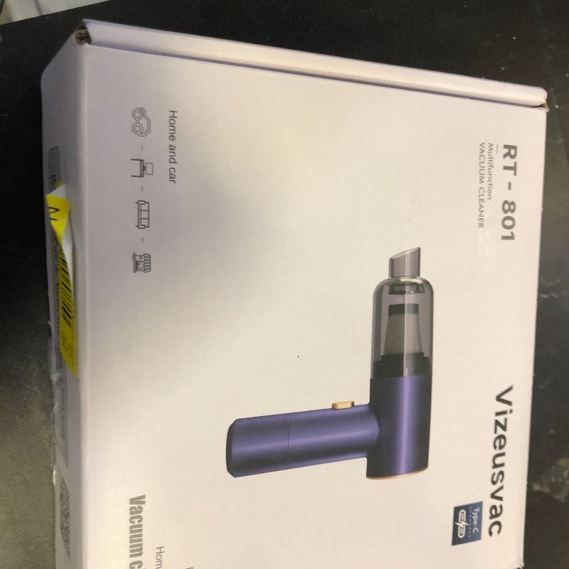 Photo 1 of Vizeusvac Handheld Car Vacuum Portable Cordless,18000PA High Power Vacuum Cleaner with Brushless Motor,7 in 1 Mini Hand Held Vacuum Rechargeable AirDuster/Blower for Car,Home,Office,Pet