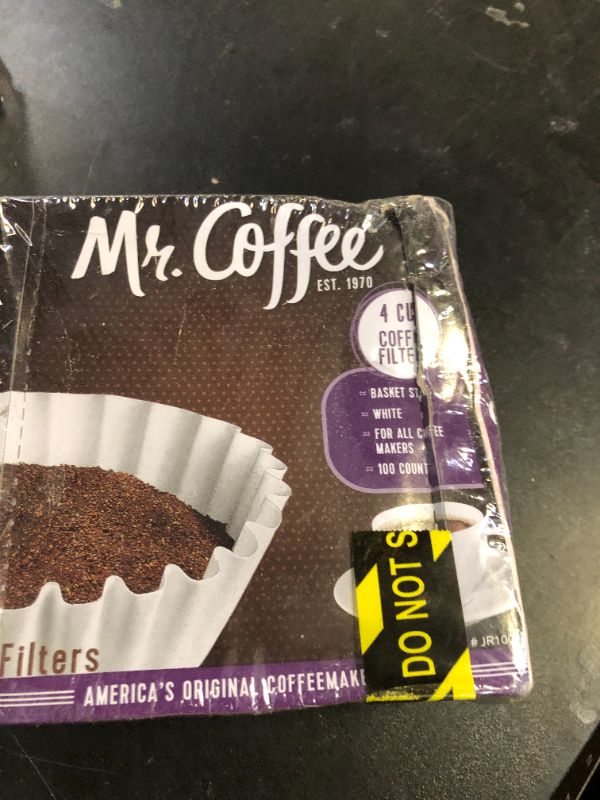 Photo 1 of Mr. Coffee 4-Cup Coffee Filters, 100 Count (Package May Vary)