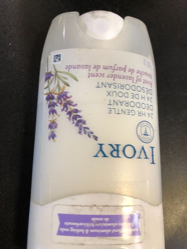 Photo 1 of Gentle Ivory Aluminum Free Deodorant, Hint of Lavender, 2.4 oz