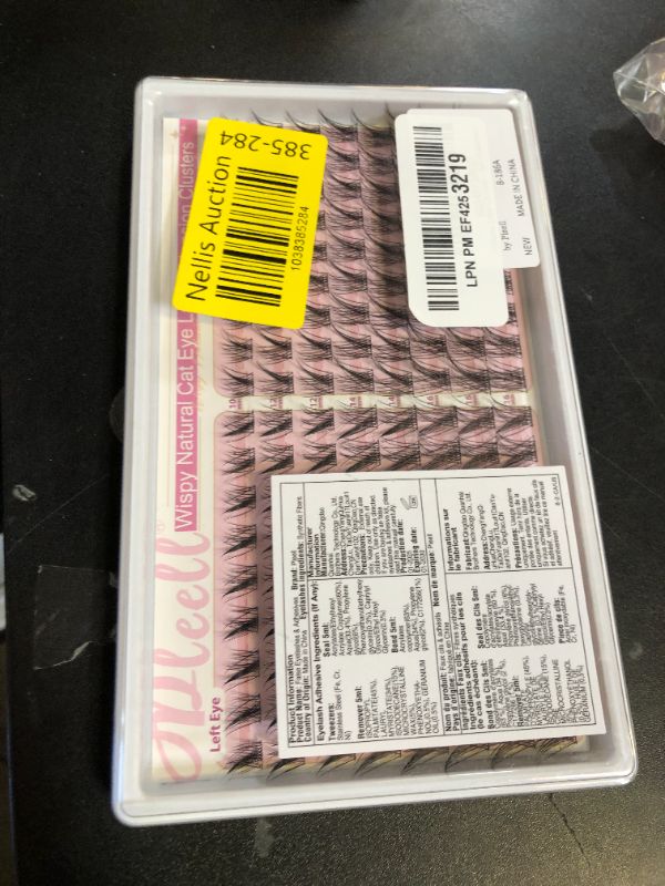 Photo 1 of Natural Lash Clusters Wispy Lash Cluster Eyelash Extensions Cat Eye Eyelash Clusters 144PCS Individual Lashes Clusters 10-16MM DIY Lash Extension by Pleell