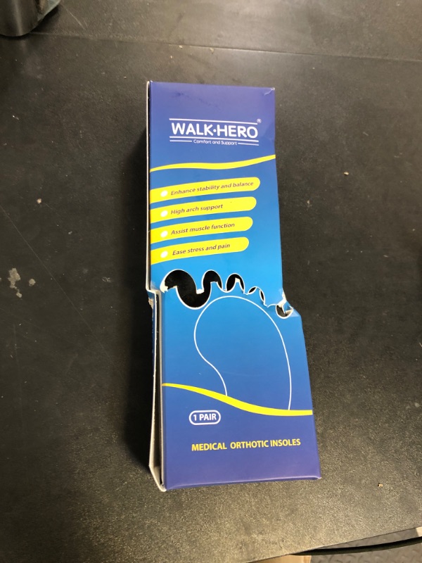 Photo 1 of Inserts Relieve Plantar Fasciitis - Flat Feet Insoles Arch Supports, Orthotic Insoles for Foot Pain Arch Pain Reduce Muscle Fatigue Absorb Shock (Mens 4-4 1/2 | Womens 6-6 1/2)