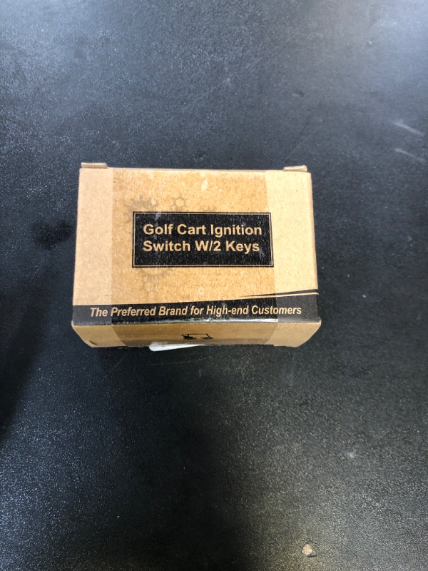 Photo 1 of 10L0L Golf Cart Ignition Switch 33639-G01 for EZGO E&G All Years, 3 Way 4 Spade Terminal Starter Switch Key with 2 Standard Keys for Light or Accessories