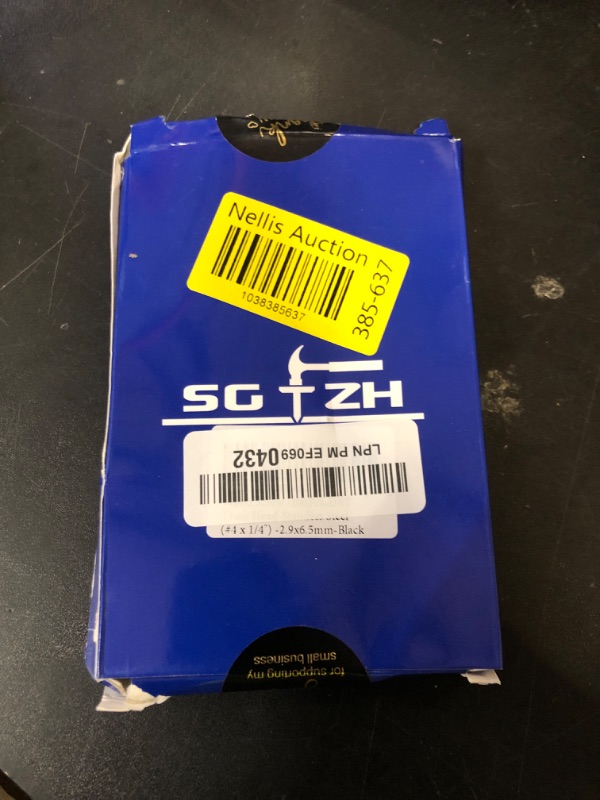 Photo 1 of #4 x 1/4" Wood Screw 100Pcs Truss Head Phillips 18-8 (304) Stainless Steel Fast Self Tapping Screws Black Oxide by SG TZH