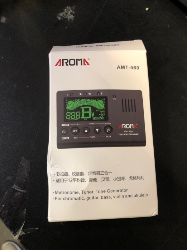 Photo 1 of Ulumac Aroma 3 in 1 Metronome Tuner for All Instruments - Guitar, Bass, Violin, Ukulele, Trumpet, Clarinet, Flute, Chromatic - Accurate Digital Tuner, Metronome, Tone Generator, Easy Operation