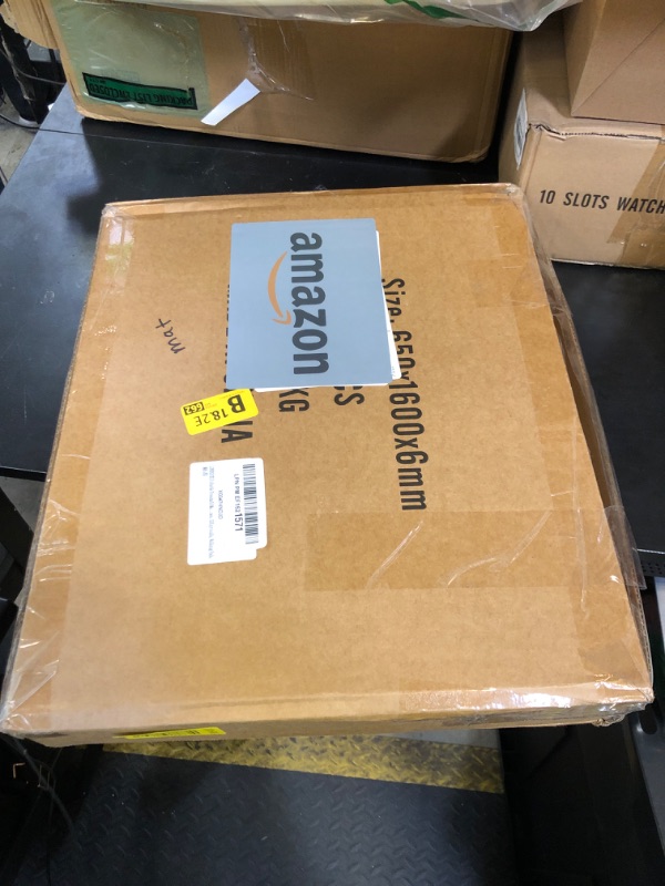 Photo 1 of Treadmill Walking Pad Mat,63"x25.6",75"x30",1/4" Thick Exercise Bike Mats for Carpet/Hardwood Floors,Mat for Under Treadmill/Rowing on Carpet,Foldable Exercise Equipment Mat,Noise Shock Absorption