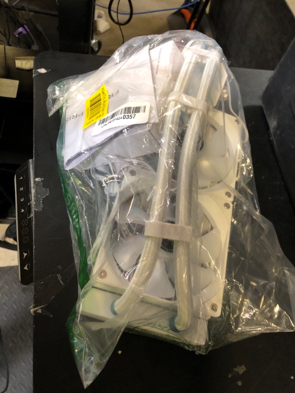 Photo 1 of Thermalrlght Frozen Prism 240 White ARGB AIO Water Cooler,Liquid CPU Cooler, 2×120mm PWM Fans Water Cooling System,1850RPM High Speed,Compatible with AMD/AM4/AM5 & Intel LGA115X/1200/1366/20XX/1700