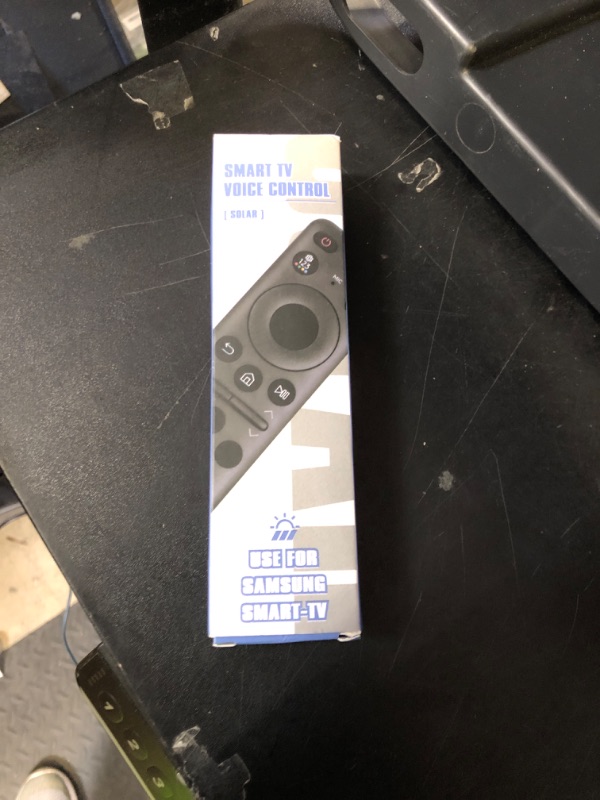 Photo 1 of BN59-01432A TM2360E Solar Voice Remote Compatible with Samsung Neo QLED 8K HDR Smart TVs, Fit for Frame Crystal UHD Smart TV, with Bluetooth Rechargeable Solar Cell, 2023 Model Black, BN59-01432D