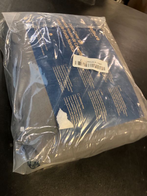 Photo 1 of JIYUAN 100% Washed Cotton Duvet Cover Set 3 Pieces Cal King, 1 Duvet Cover 104x98 Inches(Comforter Not Included) and 2 Pillowcases,Linen Feel Bedding Set Comfy and Breathable, Heathered Linen