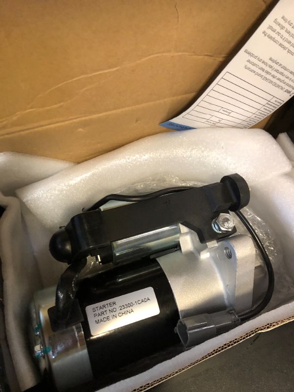 Photo 1 of SZKAIDAG Starter Motor fits for:-Nissan Armada Titan XD NV2500 3500 Pathfinder for:-Infiniti FX50 M56 Q70 QX70 QX80 QX56 2009-2022 V8 5.6L 12V 2KW Replace OE# 19068?23300-1CA0A, 19068N, 410-48313