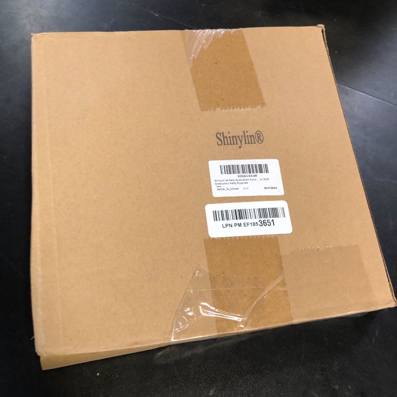 Photo 1 of Shinylin 24 Sets Graduation Candy Lei Making Kit Include 24 Clear Poly Candy Lei Tubing with Flower Cards Grad Stickers White Rubber Bands Ribbons Glues for 2025 Graduation Party Supplies