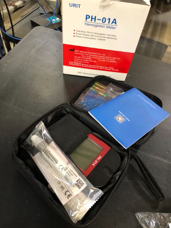 Photo 1 of Hemoglobin Test Meter with 25 Hemoglobin Test Strips, Hemoglobin Home Test Meter, Easy to Use