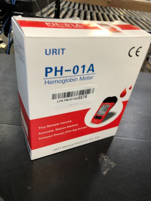 Photo 1 of Hemoglobin Test Meter with 25 Hemoglobin Test Strips, Hemoglobin Home Test Meter, Easy to Use