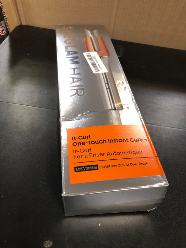 Photo 1 of SHEGLAM Automatic Curling Iron 1 1/4 inch with 3 Temperatures Fast Heating, 2-Way Rotation, Anti-Scald, Anti-Tangle Rotating, Automatic Shut-Off for Hair Styling