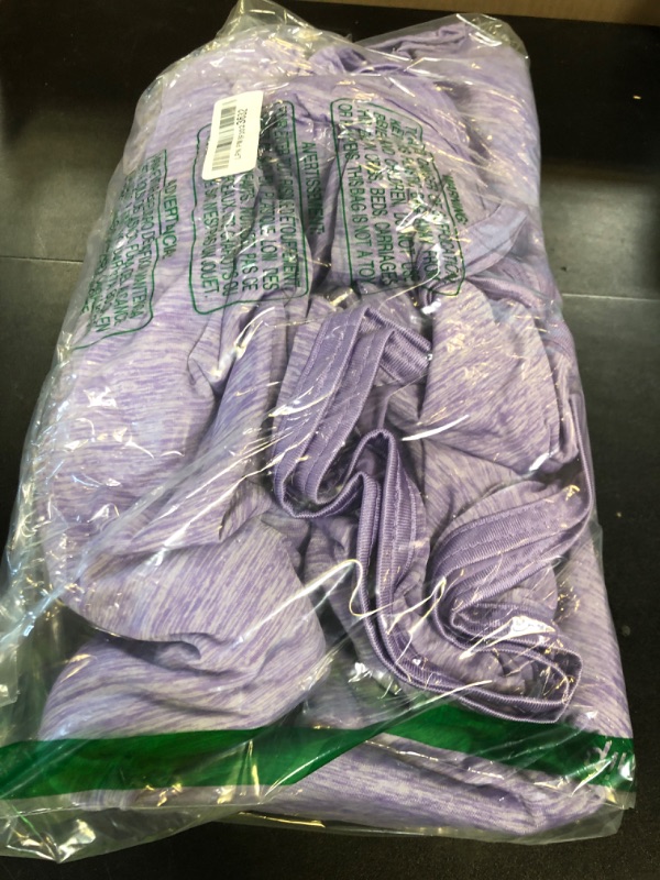 Photo 1 of Elegear Revolutionary Cooling Blanket Queen Absorbs Heat to Keep Body Cool for Night Sweats, Arc-Chill 3.0 Cool Fiber Q-Max>0.5 for Hot Sleepers, Lightweight Summer Cold Blankets for Sleeping, Purple