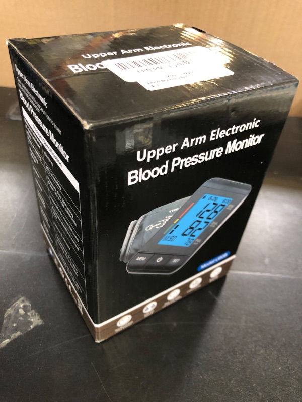 Photo 1 of Accurate Digital BP Machine - Automatic Blood Pressure Monitor with XL Cuff (13-21") & M/L Cuff (9-17") for Big/Medium Arms, Large Backlit LCD Display, 360° Adjustable & Portable for Adults