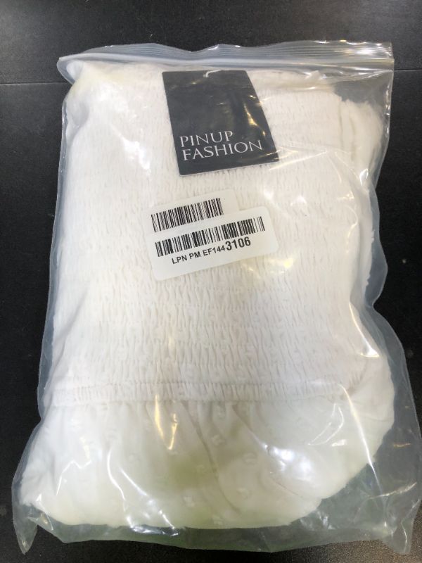 Photo 1 of Size 22W---Women Short Sleeve White Dress