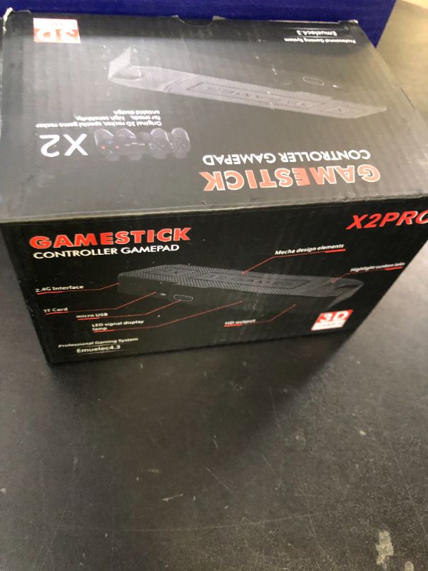 Photo 1 of GWALSNTH 42000 Games in 1 Retro Game Stick,Wireless Mini Retro Game Console with 256GB SD Card,Built in 49 Emulators,Two 2.4GHz Bluetooth Wireless Controllers,1280*720 4K Full HD Output