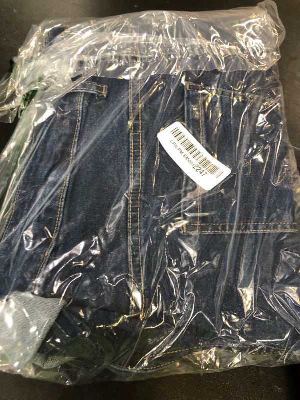 Photo 1 of Size 18W--MapleHub Plus Size Denim Shorts Women High Waisted Ripped Folded Hem Jean Shorts