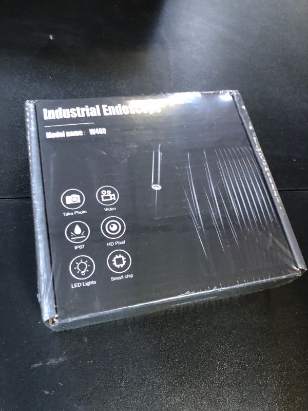 Photo 1 of Endoscope Camera with Light,1920P HD Borescope Tools with 8 Adjustable LED Lights, Endoscope with Semi-Rigid Snake Camera, Inspection Borescope for iOS and Android-16.4ft Single Lens