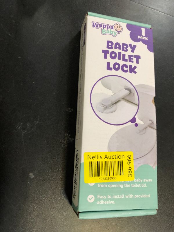 Photo 1 of Baby Toilet Lock by Wappa Baby - 9"L x 4"W - Ideal Baby Proof Toilet Lid Lock - No Tools Needed Easy Installation with 3M Adhesive - Top Safety Toilet Seat Lock - Fits Most Toilets - White (1 Pack)