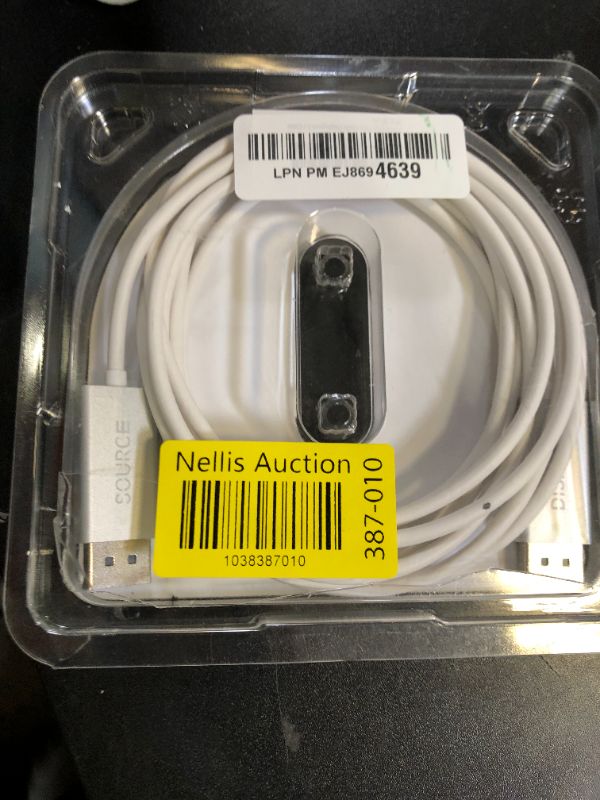 Photo 1 of DisplayPort 2.1 Cable Fiber Optic 10ft[16K@60Hz,8K@120Hz,4K@240Hz]40Gbps Gaming Monitor DP 2.1 Cable Compatible with NVIDIA GeForce RTX 4090 & AMD Radeon RX 7900 XTX - FreeSync G-Sync Support