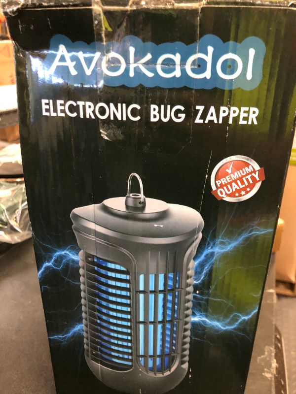 Photo 1 of Avokadol Bug Zapper,18W Mosquito Zapper Indoor and Outdoor-6.5 FT Cord Fly Trap,4200V High Power Electronic Insects Killer,Perfect for Home/Patio/Garden/Kitchen.
