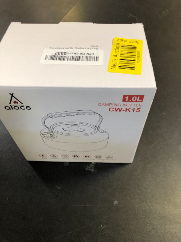 Photo 1 of Alocs 0.8L Kettle Teapot, Portable Camping Coffee Pot, Hard-Anodized Aluminum Camping Kettle, Compact Tea Kettle for Stove Top, Outdoor, Hiking, Camping, Picnic and Traveling.